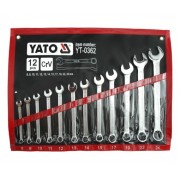 Yato zestaw płasko oczkowy 8-24 12 elementów YT-0362